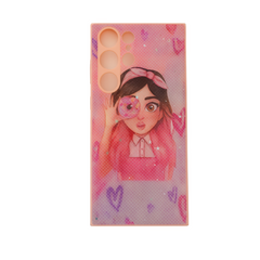 Glitter Printed Silicon Hard Case for Samsung Galaxy S23 Ultra