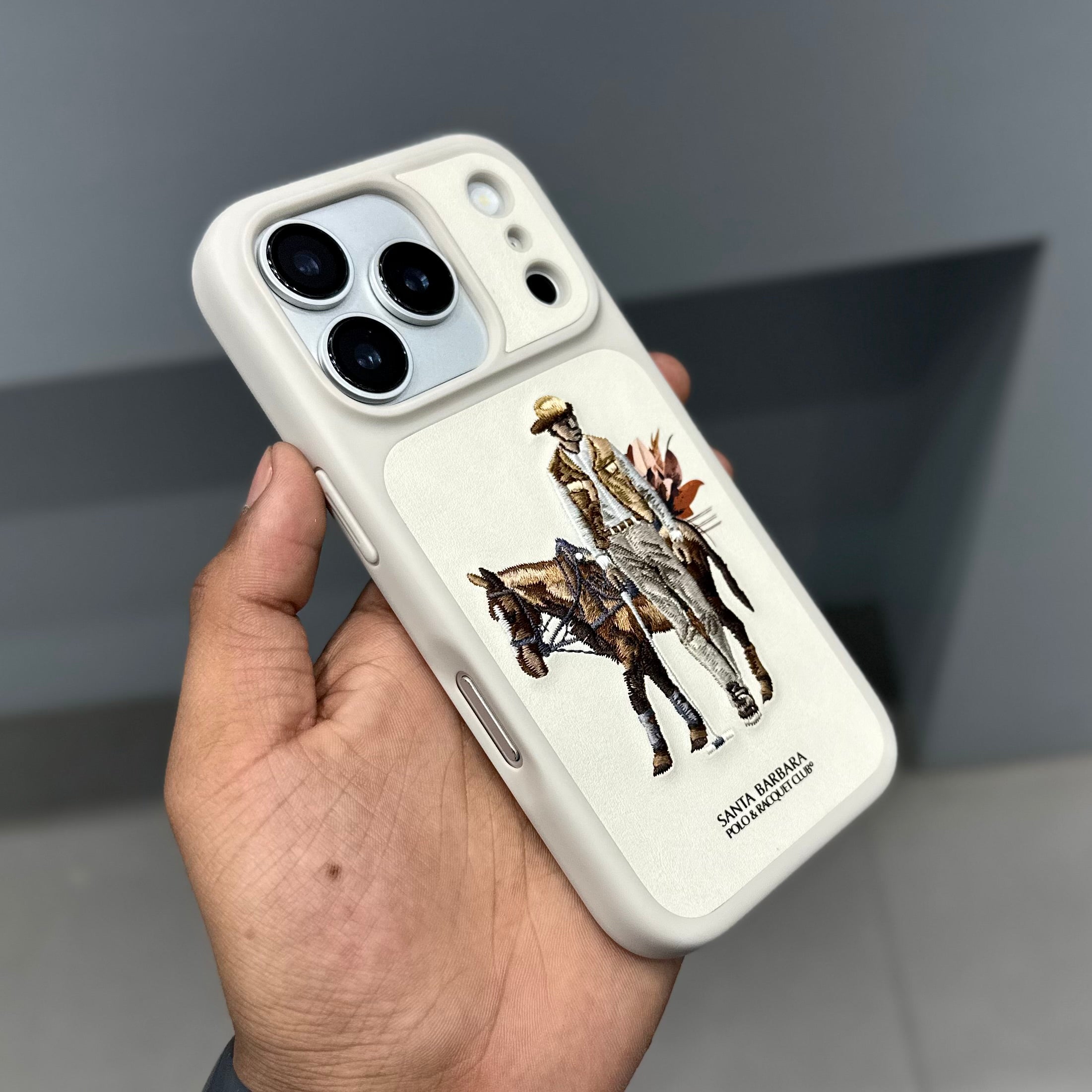 Santa Barbara Cedric Case-Beige ( No. 2008 ) 17 Series Mobile Case by CoverMeUp - Style 2