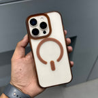 SILKLINE CASE WITH MAGSAFE TPU - BROWN ( No. 2646 ) Mobile Case by CoverMeUp