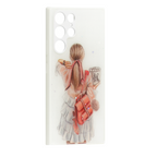 Glitter Printed Silicon Hard Case for Samsung Galaxy S22 Ultra Mobile Case by CoverMeUp - Style 2
