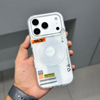 LAZZY BOAT MATRIX SHIELD WITH MAGSAFE CASE - WHITE ( No. 2598 ) Mobile Case by CoverMeUp