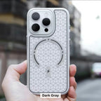 Protective Apple iPhone Back Cover - MagSafe Printed Matte Hard Case for iPhone - Style 4