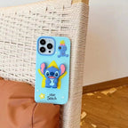 Protective Apple iPhone Back Cover - Star Stitch Pop Socket Stand Silicon Case for iPhone.