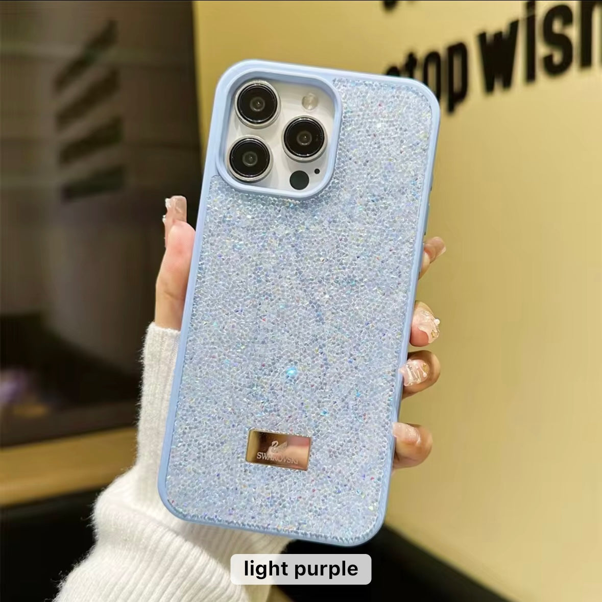 Protective Apple iPhone Back Cover - GlamAura Bling iPhone Case - Style 8
