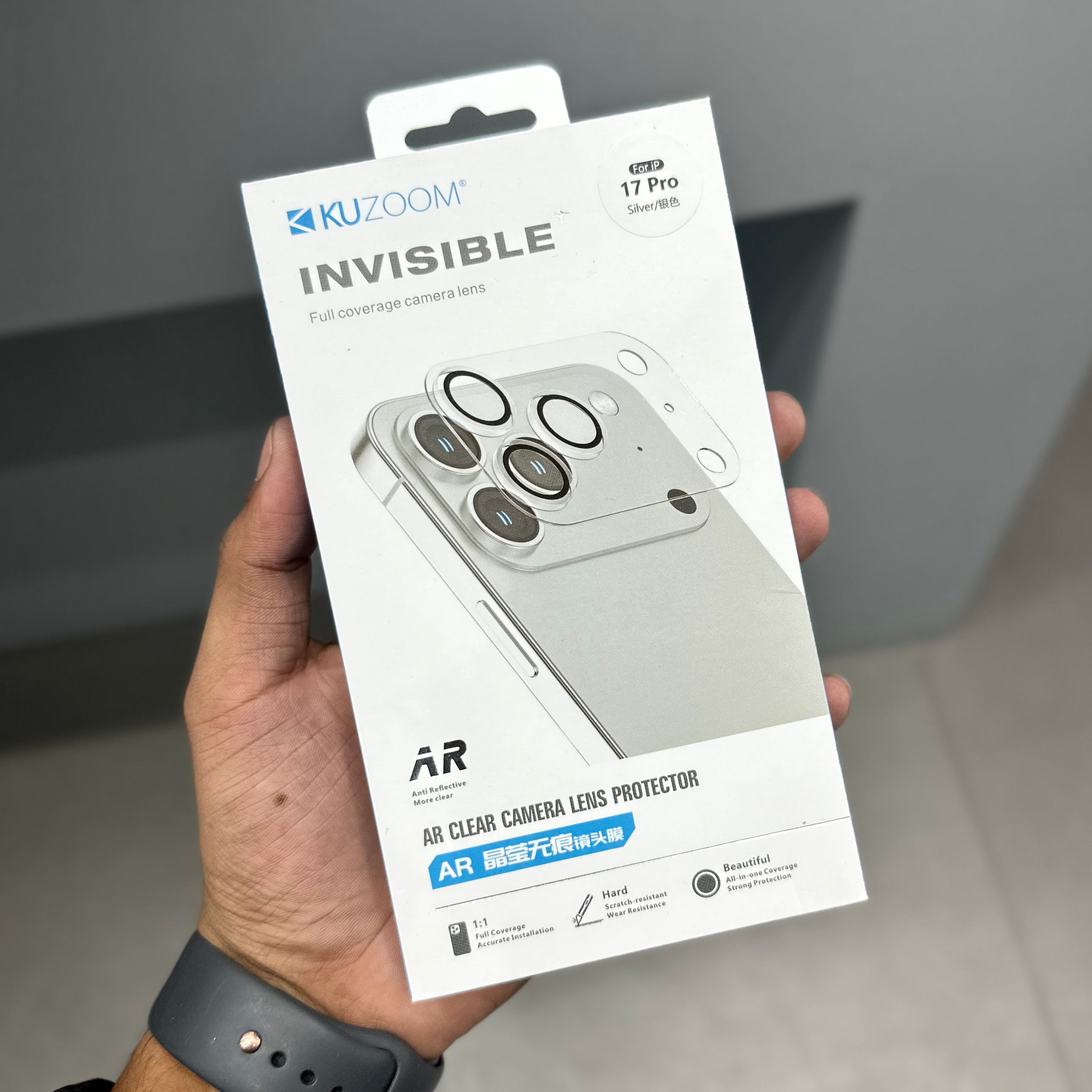 KUZOOM AR CAMERA LENSE WITH METAL BASE -SILVER ( No. 2686 ) Mobile Case by CoverMeUp - Style 2