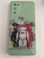 Glitter Printed Silicon Hard Case for Samsung Galaxy S20 FE Mobile Case by CoverMeUp - Style 2