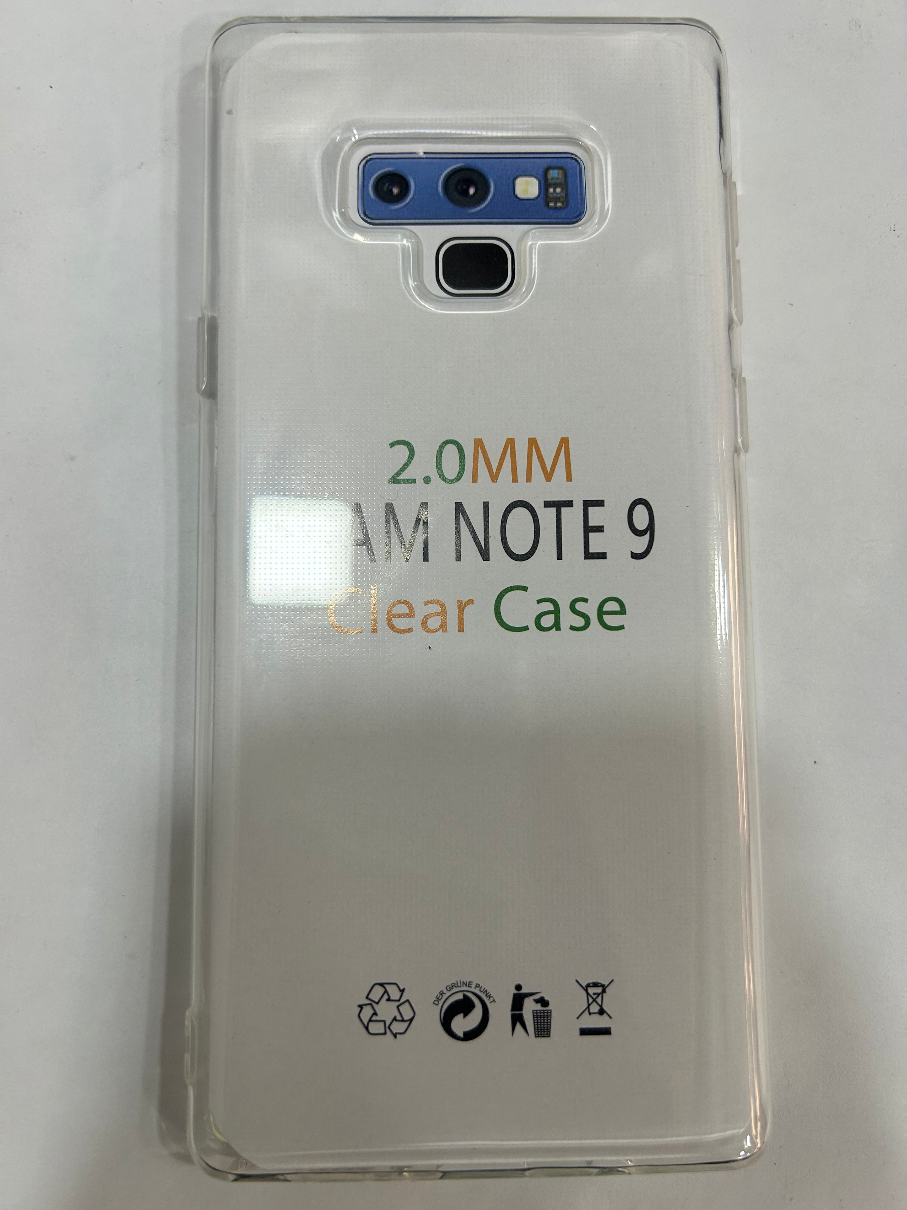 Silicone Clear Transparent Case for Samsung Galaxy NOTE 9