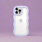 Minimals : Curvy Purple Mobile Case by CoverMeUp - Style 4