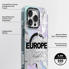 Youngkit International Series EUROPE Designer Matte Finish Case for iPhone 16 Pro