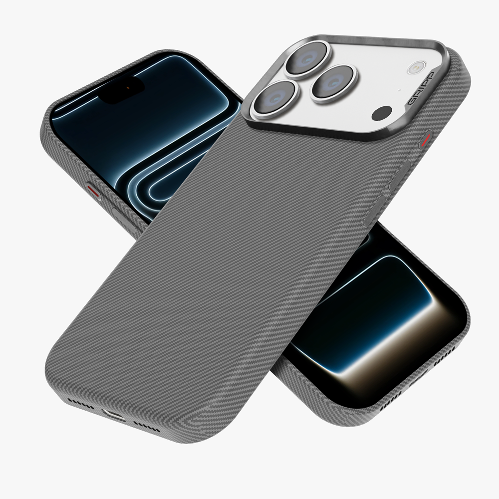 GRIPP Carbon Slim Apple iPhone 17 Pro MagSafe Case - Grey