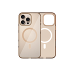 Protective Apple iPhone Back Cover - KZDOO Ultra Clear Transparent Hard PC Magsafe Case for iPhone 16 Pro (Desert Titanium)