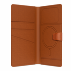 GRIPP Polo Book Wallet Apple iPhone 17 Pro and All MagSafe Phones up to 6.5" / 16.51 cm MagSafe Case - Camel
