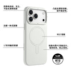 Protective Apple iPhone Back Cover - YOUNGKIT Morandi Silicon Case for iPhone 17 Pro (WHITE) - Style 3