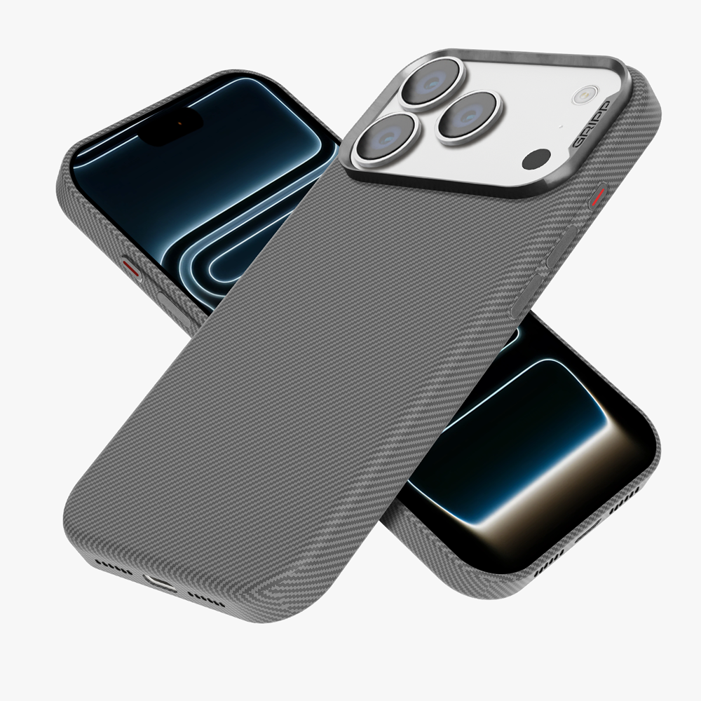 GRIPP Carbon Slim Apple iPhone 17 Pro Max MagSafe Case - Grey