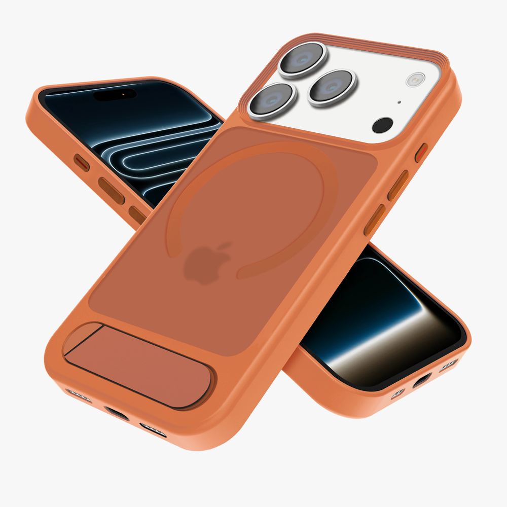 GRIPP Bolt MagStand Apple iPhone 17 Pro Max MagSafe Case with 8ft Drop Tested - Orange