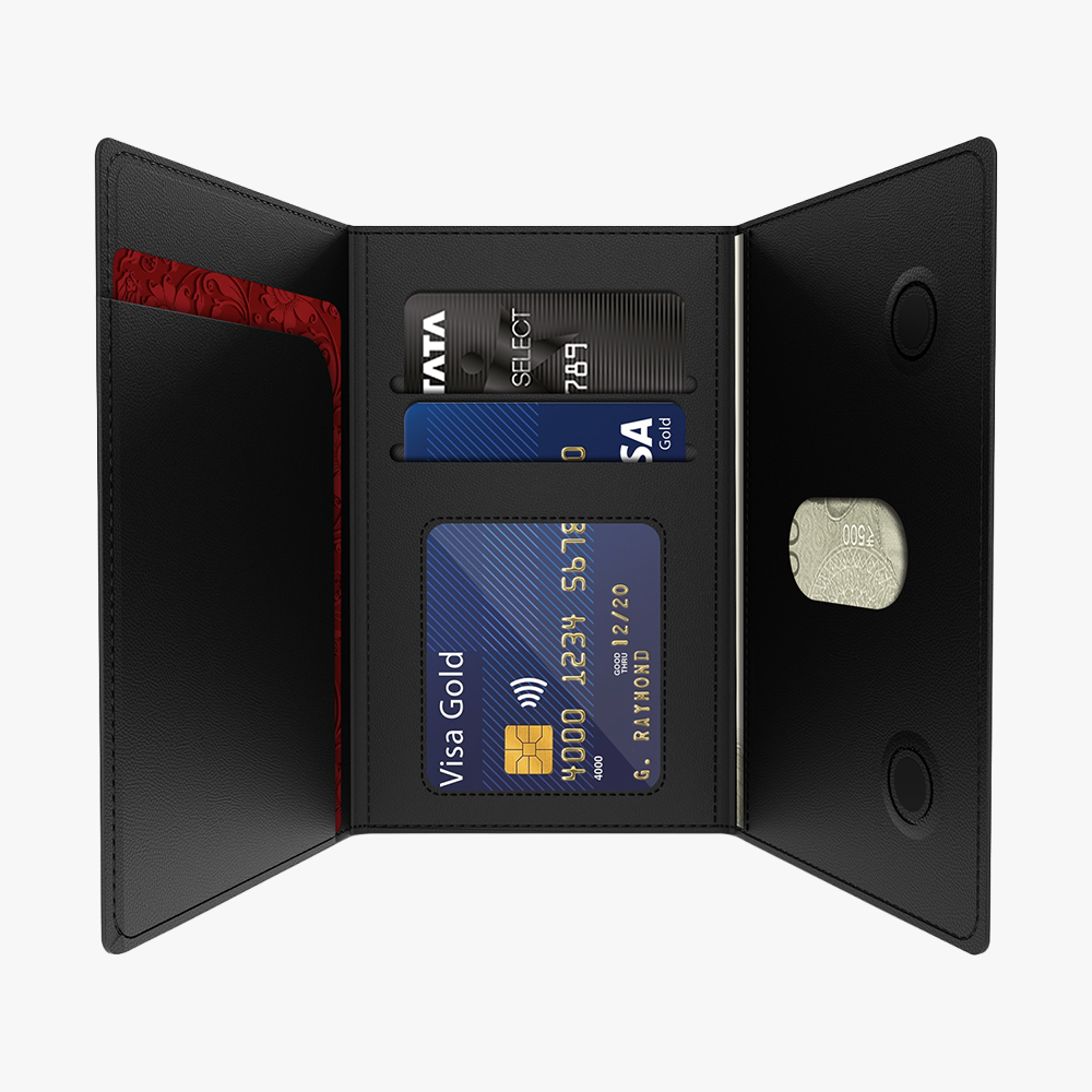 GRIPP Mag Pocket MagSafe Wallet Card Holder - Black