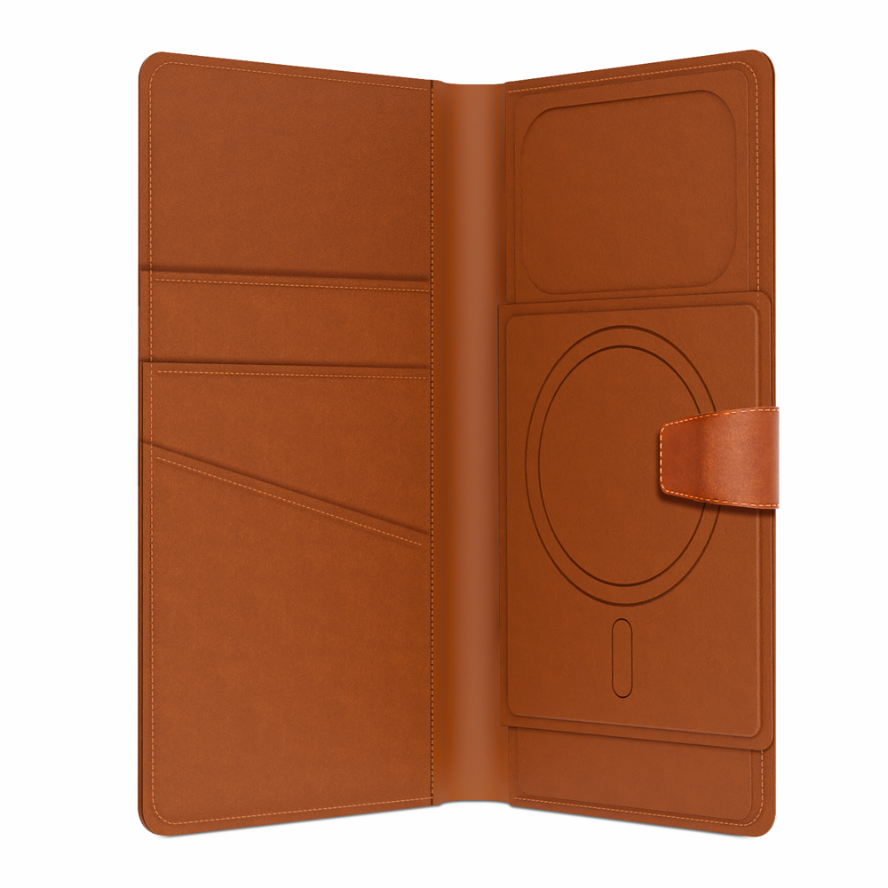 GRIPP Polo Book Wallet Apple iPhone 17 Pro Max and All MagSafe Phones up to 6.9" / 17.53 cm MagSafe Case - Camel