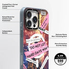 Protective Apple iPhone Back Cover - YOUNGKIT City Series Where Urban Vibes Stick City Lights Case for iPhone 16 Pro - Style 4