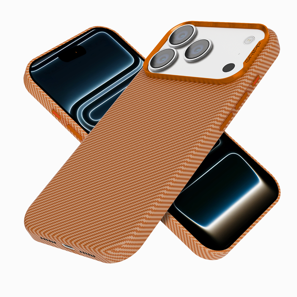 GRIPP Carbon Slim Apple iPhone 17 Pro Max MagSafe Case - Orange