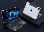 Transparent 360° Rotating iPad Magic Keyboard Mobile Case by CoverMeUp - Style 7