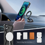 Protective Apple iPhone Back Cover - ZX Metal Case With 360 Rotating Stand For iPhone - Style 16