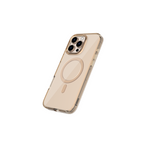 Protective Apple iPhone Back Cover - KZDOO Ultra Clear Transparent Hard PC Magsafe Case for iPhone 16 Pro (Desert Titanium) - Style 3