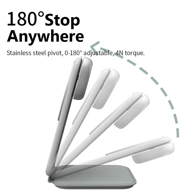 TriFold Luxe 3-in-1 Wireless Charger Stand