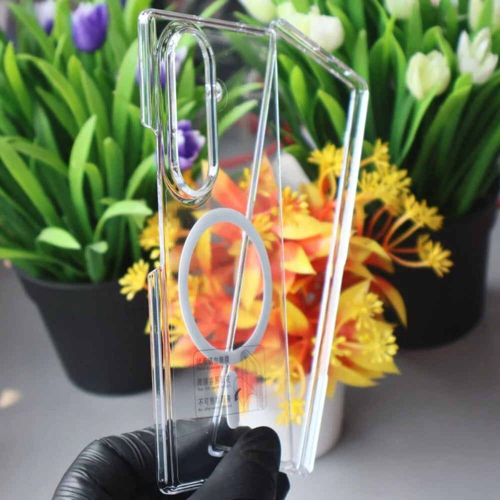 J-Case Anti-Yellow Transparent Magsafe Case-Samsung Galaxy Z Fold 8 Series