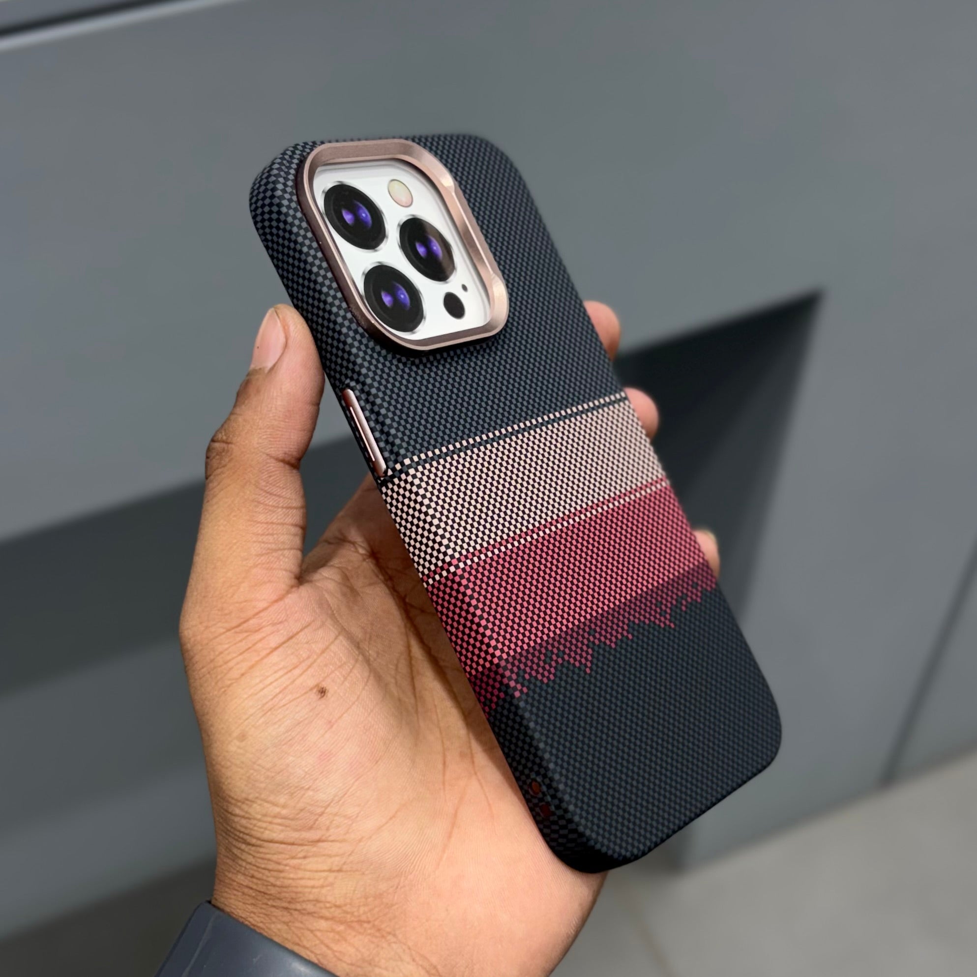 FREE AIR RED Down Wave with Magsafe ( No. 2264 ) Mobile Case by CoverMeUp - Style 2