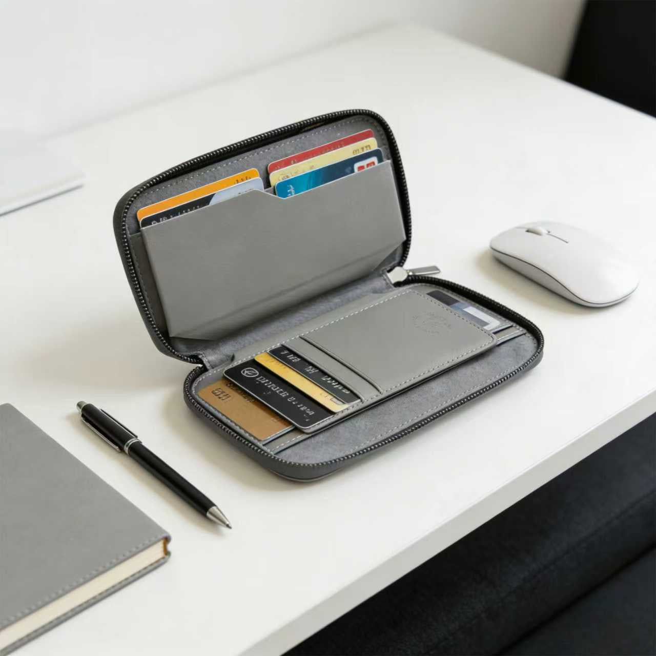 Santa Barbara Polo Gordan Business Wallet (Grey)