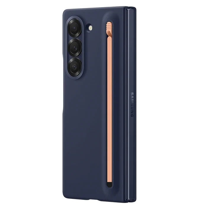 Samsung Galaxy Z Fold7 Skin Feel S Pen Case with Front Glass & Stylus