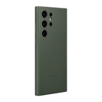 Samsung Galaxy S24 Ultra Leather Case Slim Profile - Green Mobile Case by CoverMeUp - Style 2