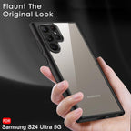 Samsung Galaxy S24 Ultra Clear Shock Proof Slim Back Cover - Tranparent Mobile Case by CoverMeUp - Style 7