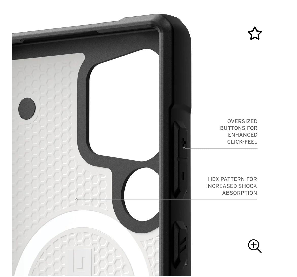 Rugged Lightweight Premium Protective Cover Designed For Samsung with Wireless Charging Compatible