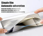 Samsung Galaxy S24 Ultra Tempered Glass Screen Protector with Fingerprint Working Mobile Case by CoverMeUp - Style 5