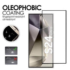 Samsung Galaxy S24 Ultra Tempered Glass Screen Protector with Fingerprint Working Mobile Case by CoverMeUp - Style 4