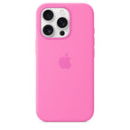 Protective Apple iPhone Back Cover - Logo Silicon Case for iPhone 16 Pro (Peony)