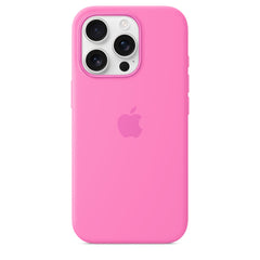 Logo Silicon Case for iPhone 16 Pro (Peony)