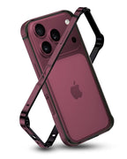 Metallic Bumper Case for iPhone 17/18 Pro & Pro Max - iPhone 17 Pro Max / 18 Pro Max - Burgundy
