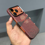 CMAQ ARAMID PRO MAGSAFE REAL CARBON CASE - SUNRISE BROWN ( No. 3321 )