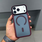NY E CLASS FROSTED MAGSAFE CASE WINE RED ( No. 3827 )