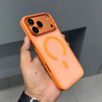 NY FROSTED SIDE SOFT CASE - ORANGE ( No. 2735 )