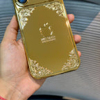 Protective Apple iPhone Back Cover - GoldMirr Embossed iPhone 17 Pro Max Case - Style 3