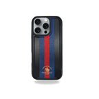 Protective Apple iPhone Back Cover - Santa Barbara Polo Raquet Club Barton Series for iPhone 16 (Black/Navy) - Style 2