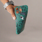 Space Explorer: Lovely Green Mobile Case by CoverMeUp - Style 5