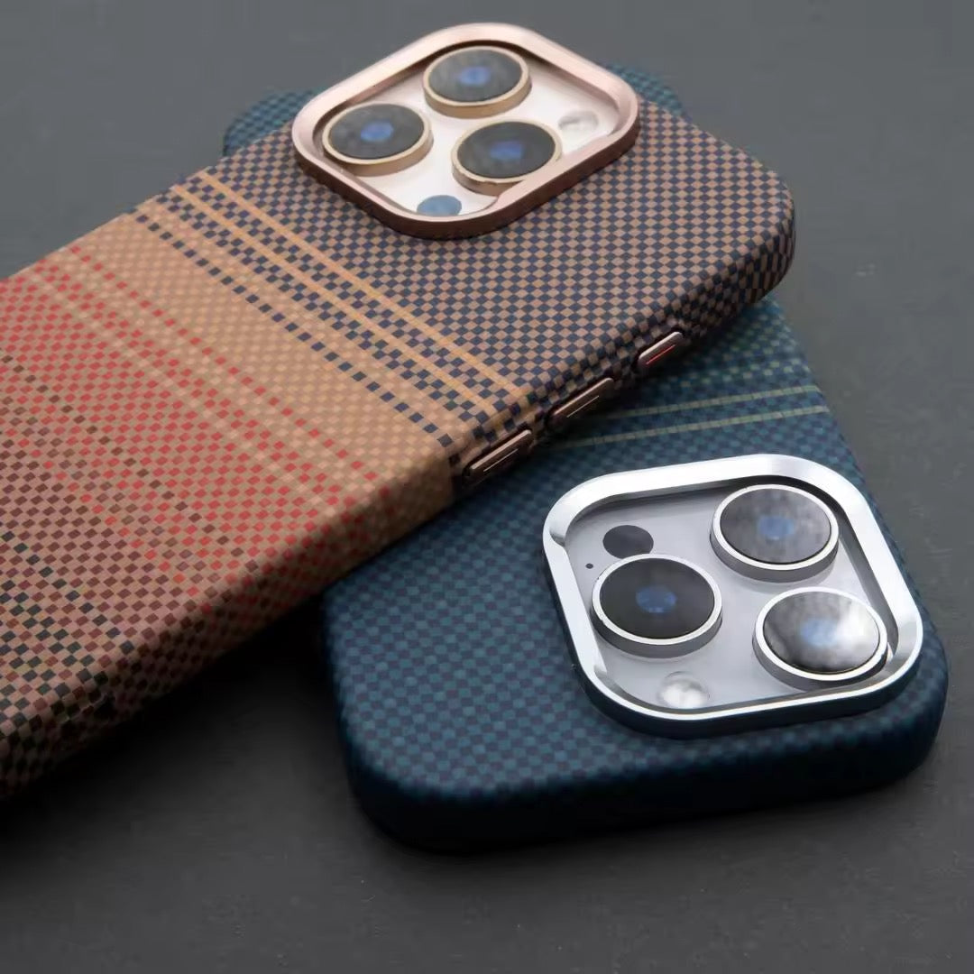 Protective Apple iPhone Back Cover - Carbon Fiber iPhone Case - Style 2