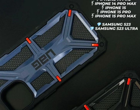 Rugged Armor Back Case for Samsung Galaxy S23 Ultra & S23