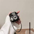 3D Emily In Paris Retro Camera Light Flash Airpod Cases Mobile Case by CoverMeUp - Style 10
