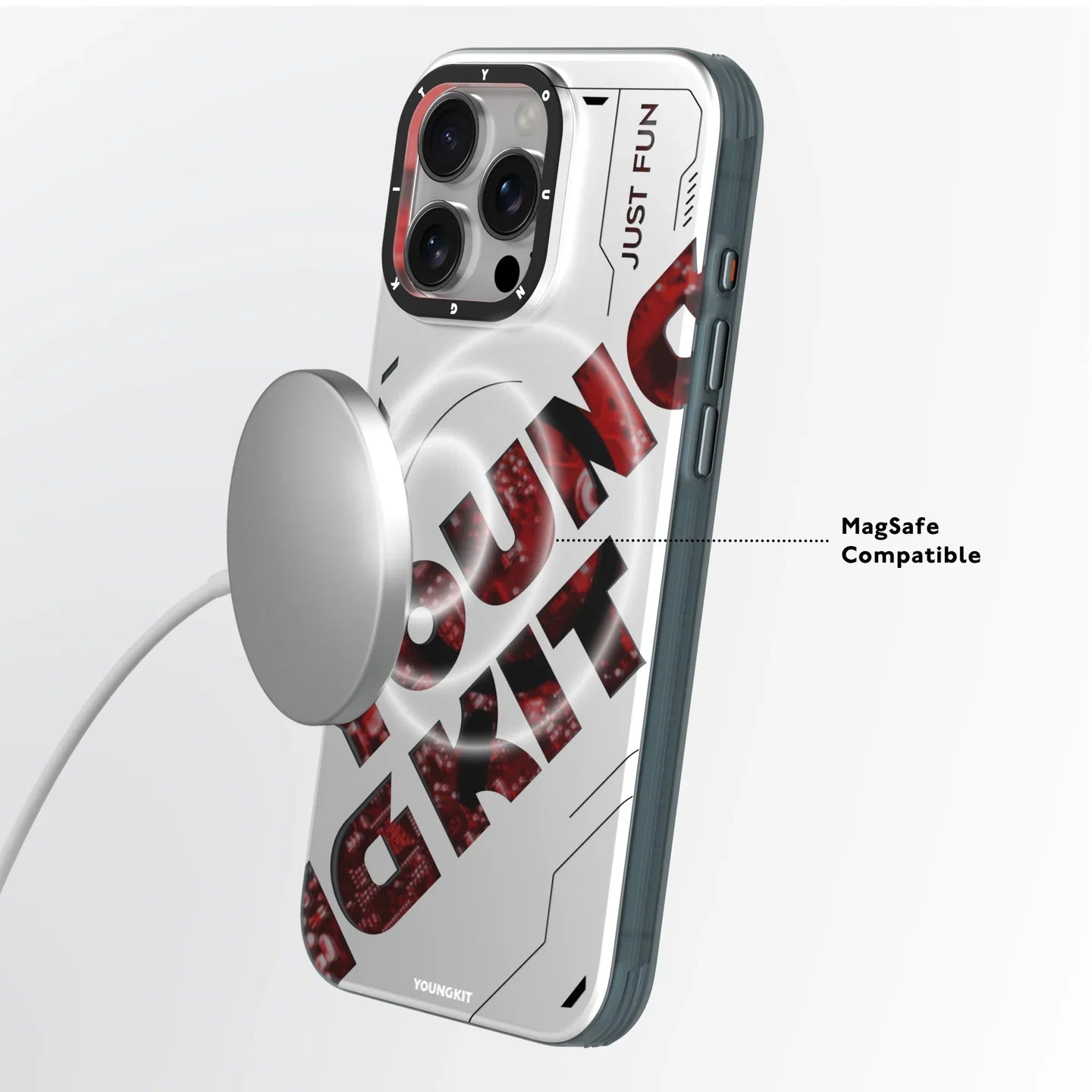 Protective Apple iPhone Back Cover - PrintCore MagSafe iPhone Case - Style 11
