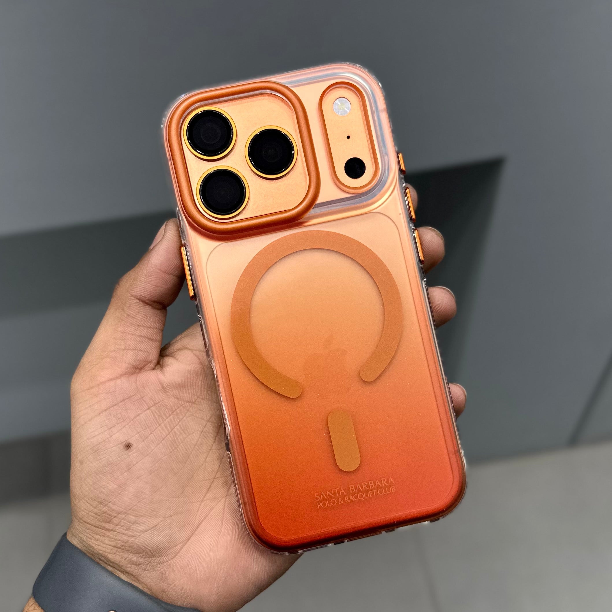 SANTA BARBARA AUGUS MAGSAFE CASE-ORANGE ( No. 2895 )